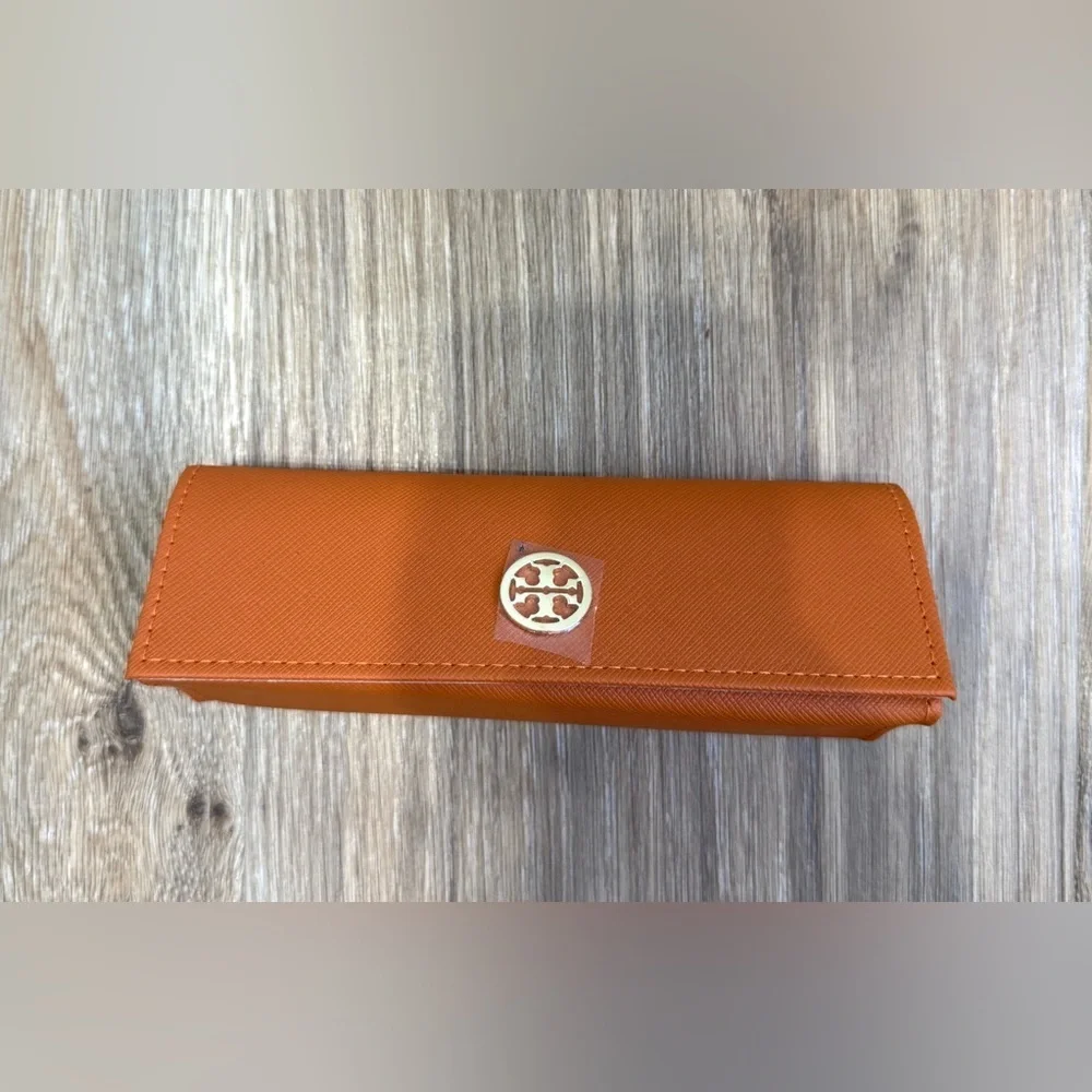 Tory Burch Orange Eyeglasses Case